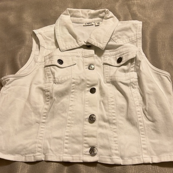 Preloved Cato white denim - Picture 3 of 4